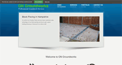 Desktop Screenshot of gngroundworks.com